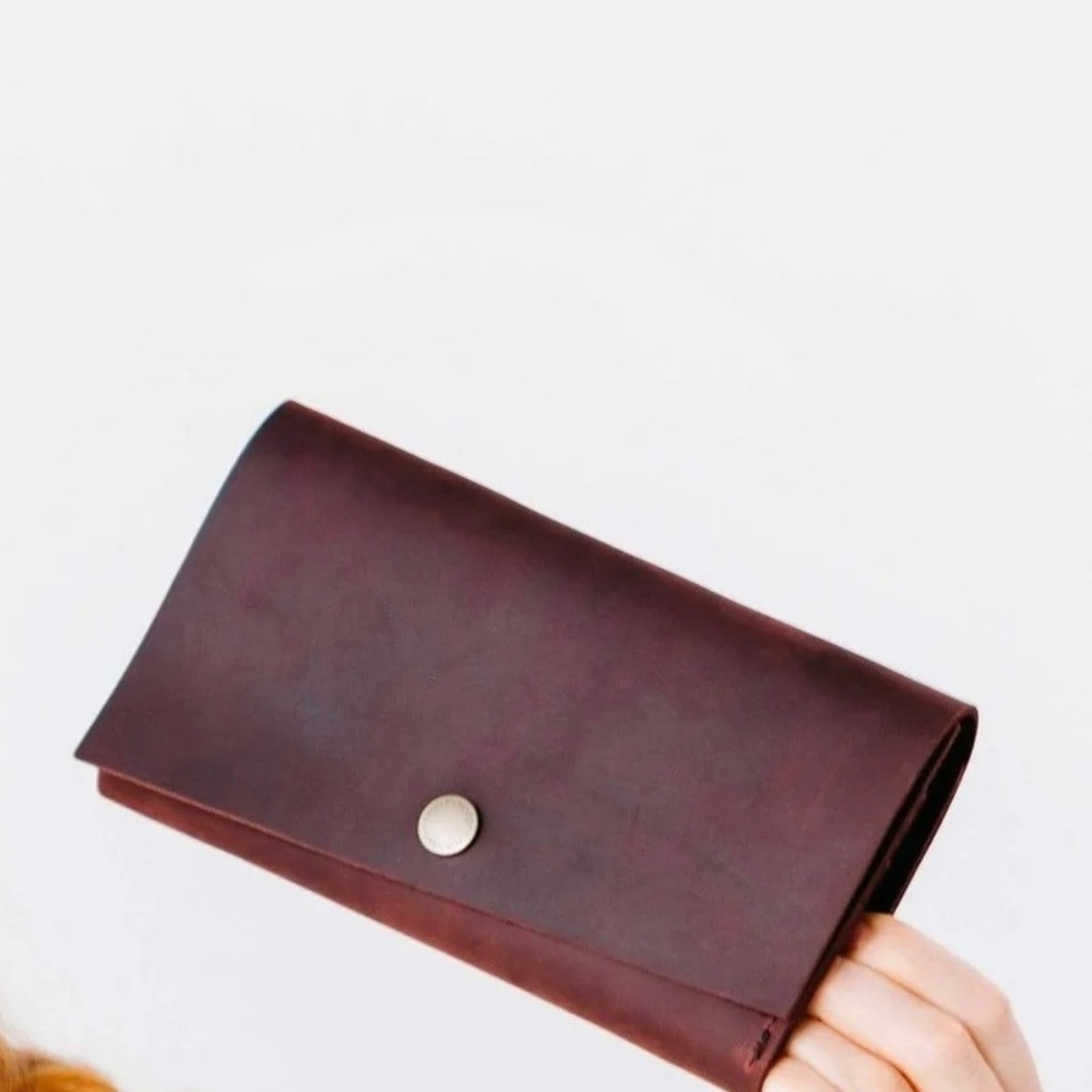 PORTLAND LEATHER GOODS - Rancher Wallet - COLOR MERLOT